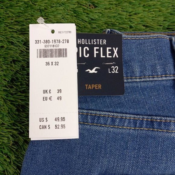 NWT Hollister men's taper fit jeans! - Picture 4 of 4